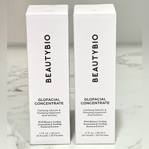 2X BeautyBio GloFacial Concentrate 1.7 oz sealed